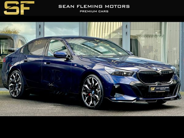 BMW 5-Series Saloon, Petrol Plug-in Hybrid, 2025, Blue