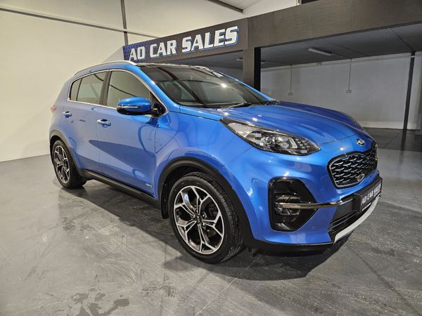 Kia Sportage SUV, Diesel Hybrid, 2021, Blue
