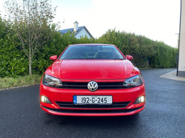 Volkswagen Polo Hatchback, Petrol, 2019, Red
