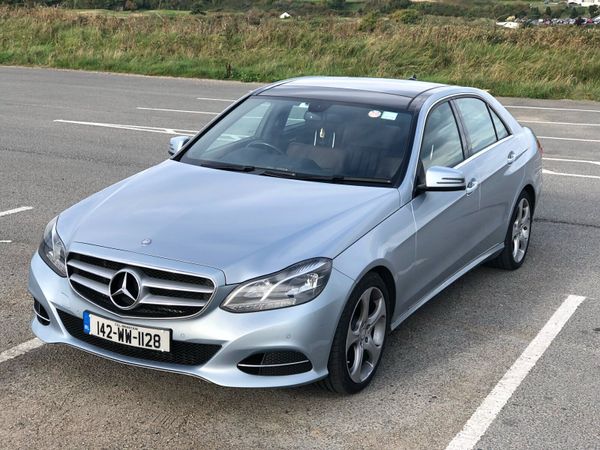 Mercedes-Benz E-Class Saloon, Diesel Hybrid, 2014, Silver