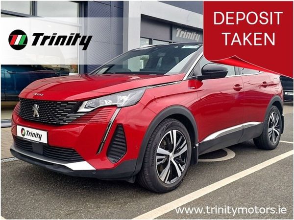 Peugeot 3008 SUV, Petrol Hybrid, 2022, Red