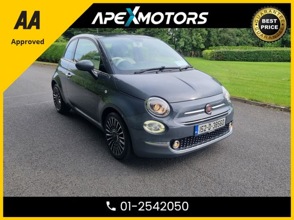 Fiat 500 Hatchback, Petrol, 2015, Grey