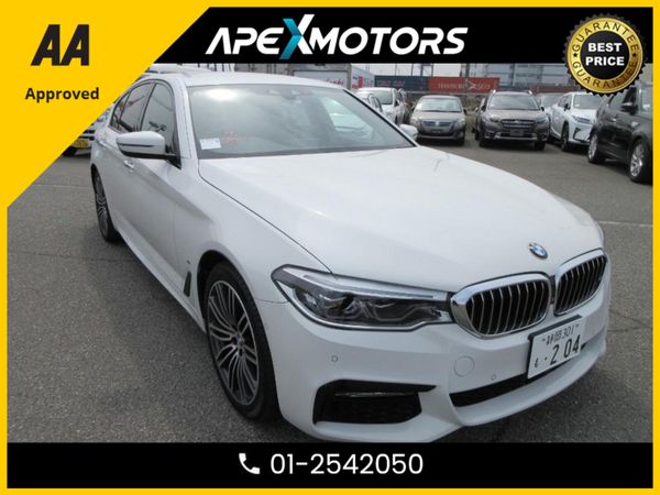 BMW 5-Series Saloon, Petrol Plug-in Hybrid, 2017, White