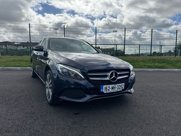 Mercedes-Benz C-Class Estate, Petrol Plug-in Hybrid, 2016, Blue
