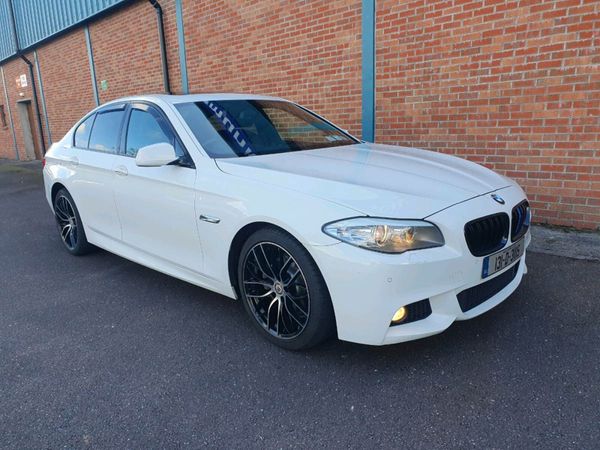 BMW 5-Series Saloon, Diesel, 2013, White