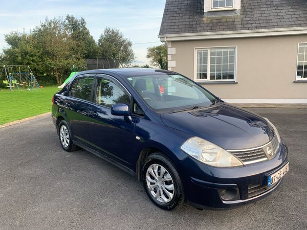 Nissan Tiida Saloon, Petrol, 2007, Blue