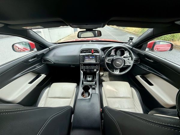 Jaguar XE Saloon, Diesel, 2015, Red