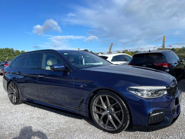 BMW 5-Series Estate, Diesel, 2017, Blue