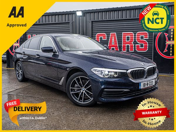 BMW 5-Series Saloon, Diesel, 2018, Blue