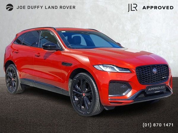 Jaguar F-Pace SUV, Petrol Hybrid, 2023, Red