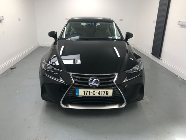 Lexus IS Saloon, Petrol Hybrid, 2017, Black