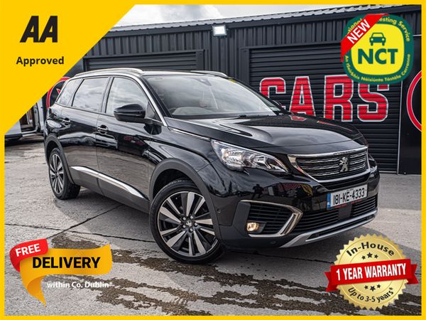 Peugeot 5008 MPV, Petrol, 2018, Black
