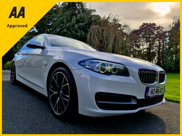 BMW 5-Series Saloon, Diesel, 2014, White
