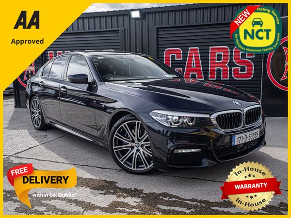 BMW 5-Series Saloon, Diesel, 2017, Black