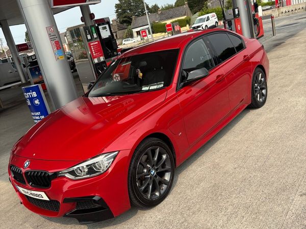 BMW 3-Series Saloon, Petrol Plug-in Hybrid, 2017, Red