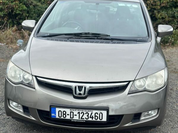 Honda Civic Saloon, Petrol Hybrid, 2008, Grey