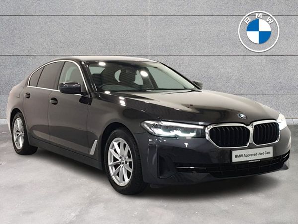 BMW 5-Series Saloon, Diesel Hybrid, 2021, Grey