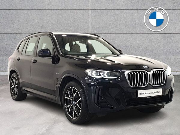 BMW X3 SUV, Petrol Plug-in Hybrid, 2022, Black