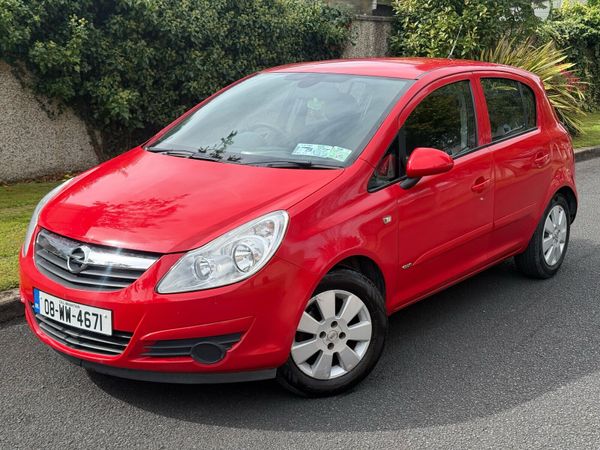Opel Corsa Hatchback, Petrol, 2008, Red