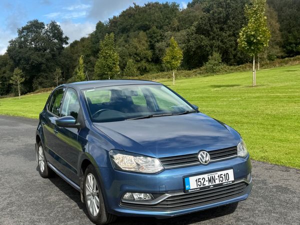 Volkswagen Polo Hatchback, Petrol, 2015, Blue