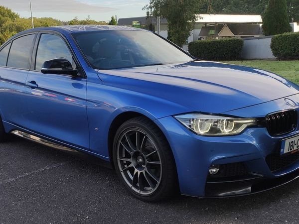 BMW 3-Series Saloon, Petrol Plug-in Hybrid, 2018, Blue