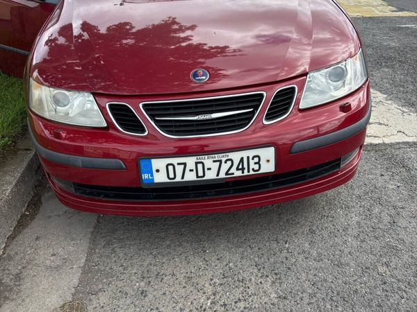 Saab 9-3 Saloon, Petrol, 2007, Red