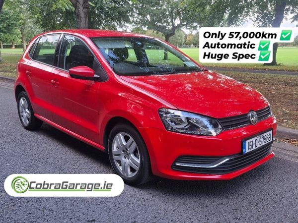 Volkswagen Polo Hatchback, Petrol, 2015, Red
