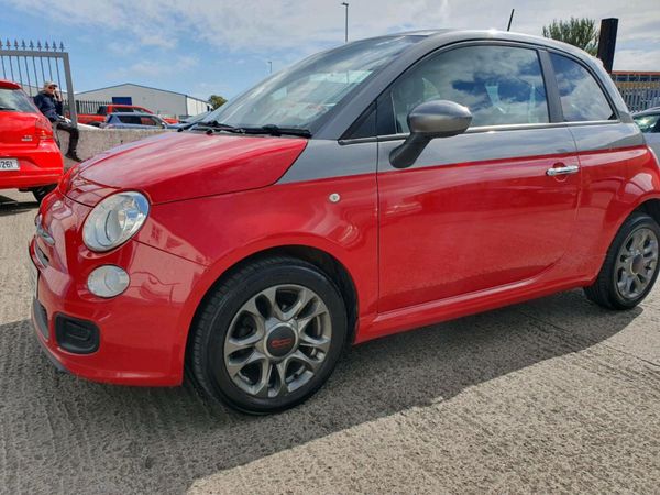 Fiat 500 Hatchback, Petrol, 2013, Red