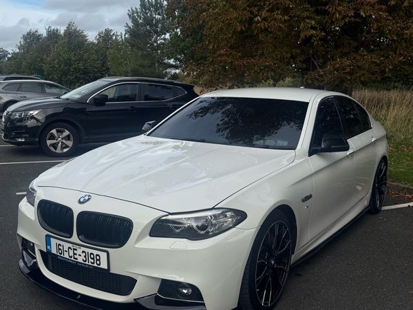 BMW 5-Series Saloon, Diesel, 2016, White