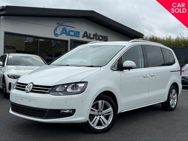 Volkswagen Sharan MPV, Petrol, 2017, White