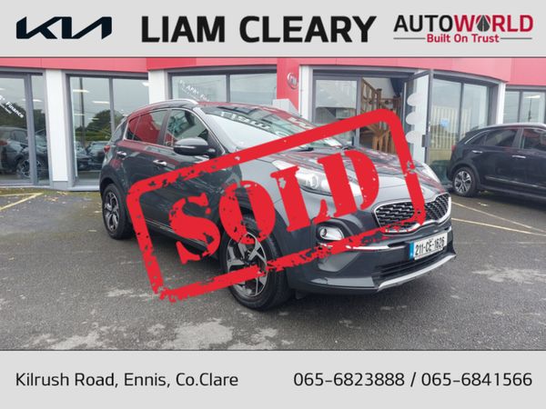 Kia Sportage MPV, Diesel Hybrid, 2021, Grey