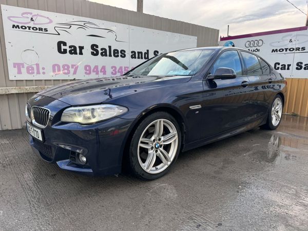 BMW 5-Series Saloon, Diesel, 2014, Blue