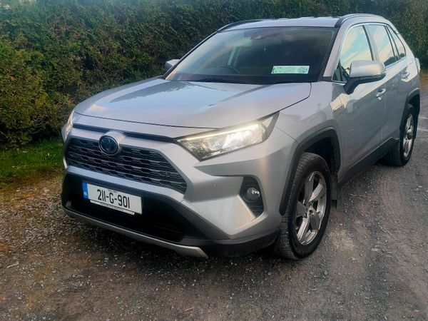 Toyota RAV4 SUV, Petrol Hybrid, 2021, Grey