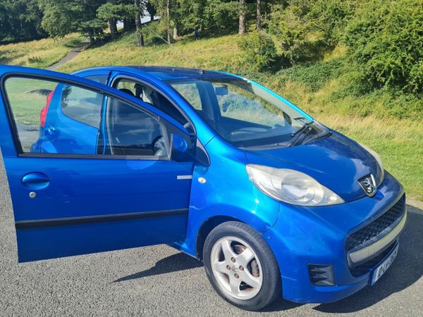 Peugeot 107 Hatchback, Petrol, 2010, Blue