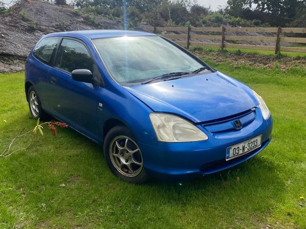 Honda Civic Hatchback, Petrol, 2003, Blue