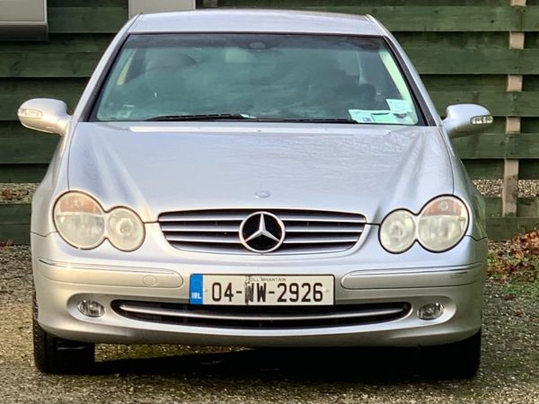 Mercedes-Benz CLK Coupe, Petrol, 2004, Silver