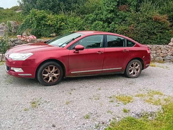 Citroen C5 Saloon, Diesel, 2009, Red