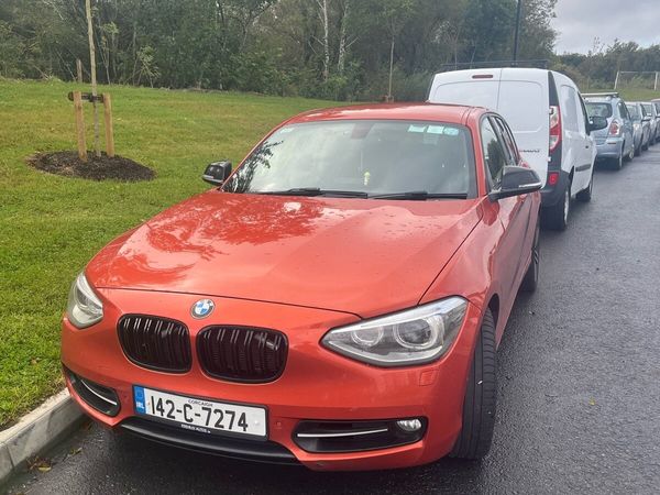 BMW 1-Series Hatchback, Petrol, 2014, Orange