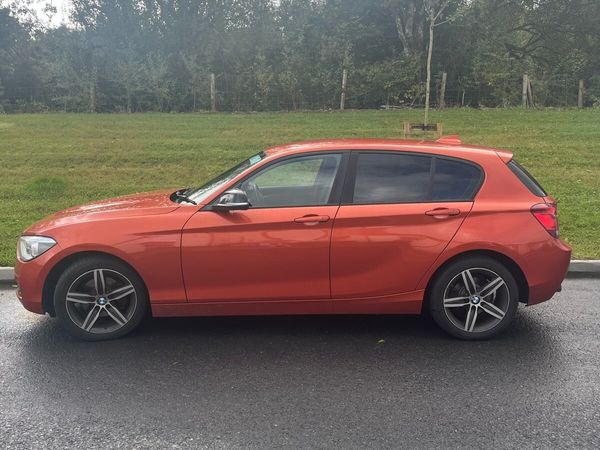BMW 1-Series Hatchback, Petrol, 2014, Orange