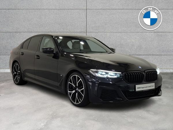 BMW 5-Series Saloon, Diesel Hybrid, 2022, Black