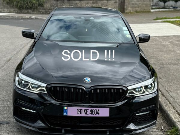 BMW 5-Series Saloon, Diesel, 2019, Black