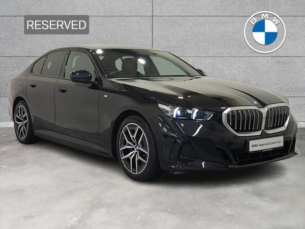 BMW 5-Series Saloon, Petrol Plug-in Hybrid, 2024, Black