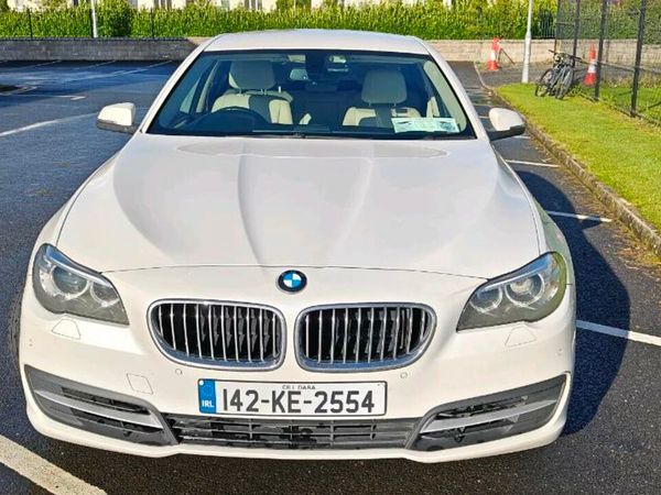 BMW 5-Series Saloon, Diesel, 2014, White