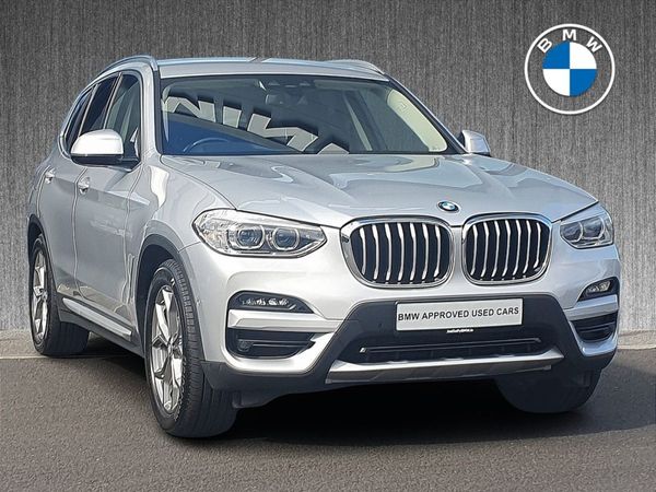 BMW X3 SUV, Petrol Plug-in Hybrid, 2021, Silver
