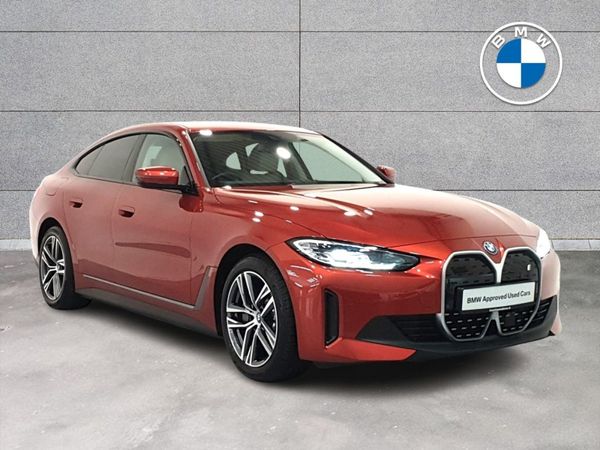 BMW i4 Hatchback, Electric, 2022, Orange