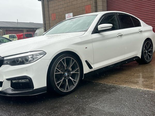 BMW 5-Series Saloon, Diesel, 2017, White