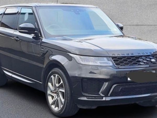 Land Rover Range Rover Sport SUV, Petrol Plug-in Hybrid, 2018, Black