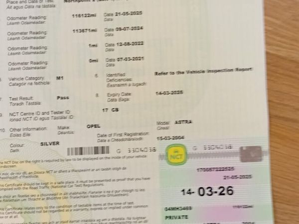 Opel Astra Hatchback, Petrol, 2004, Silver