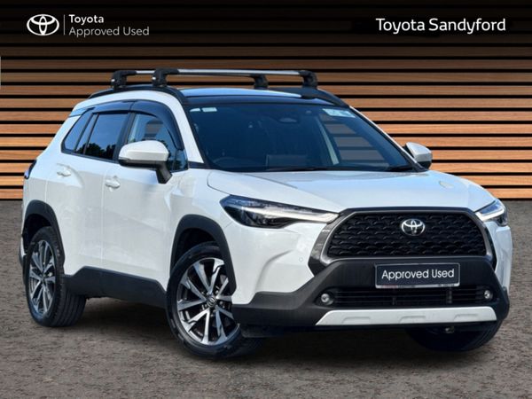 Toyota Corolla Cross SUV, Petrol Hybrid, 2024, White