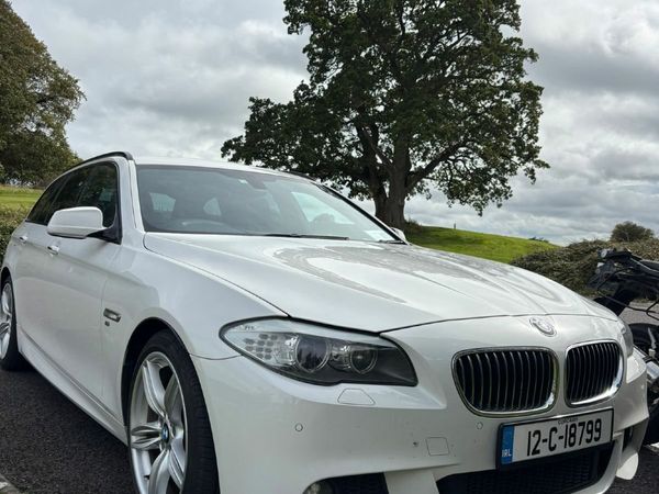 BMW 5-Series Estate, Diesel, 2012, White